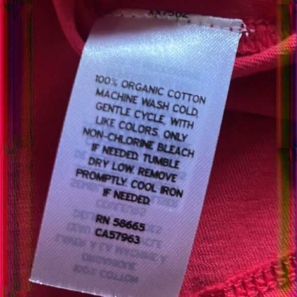 šTreasureā&āBondĀ OrganicāCottonāCamisoleāredā2XĀ  - Picture 9 of 10